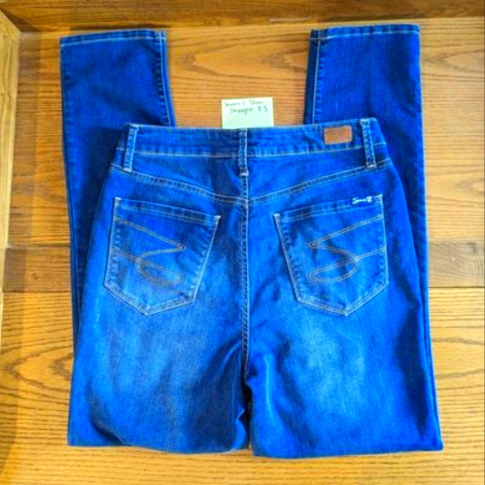 Women's Seven7 Slim Straight Jeans, 8 short